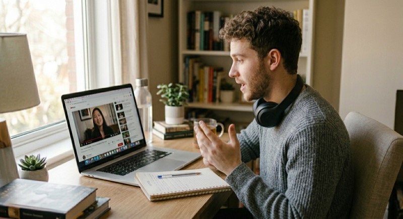 Técnica de shadowing: imitar el habla de un nativo con vídeos de YouTube